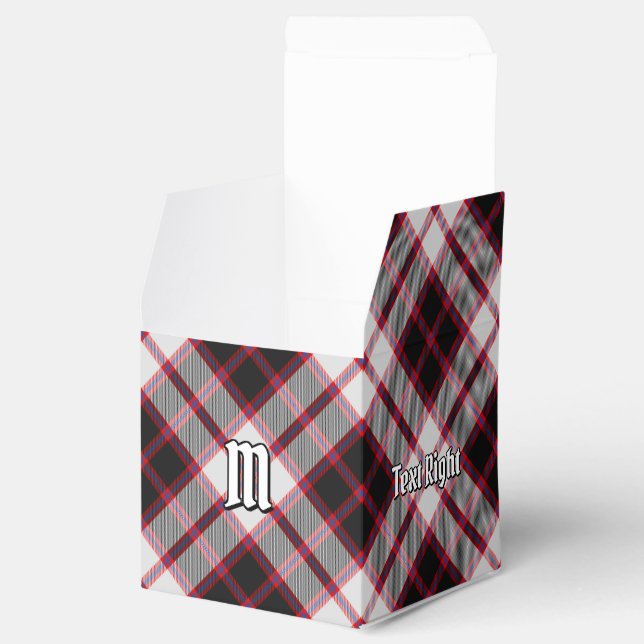 Clan MacPherson Hunting Tartan Favour Box (Opened)