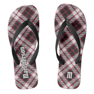 Clan MacPherson Hunting Tartan Flip Flops