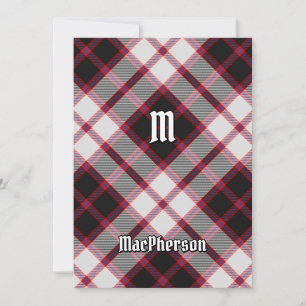 Clan MacPherson Hunting Tartan Invitation