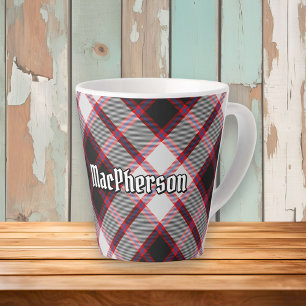 Clan MacPherson Hunting Tartan Latte Mug