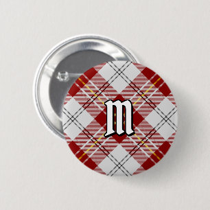 Clan MacPherson Red Dress Tartan Button