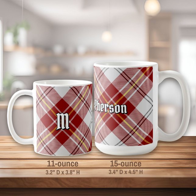 Clan MacPherson Red Dress Tartan Coffee Mug (Creator Uploaded)