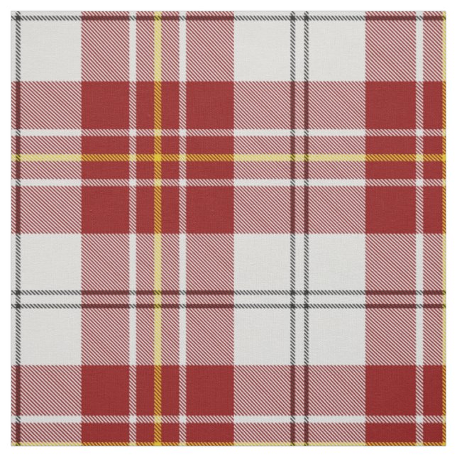 Clan MacPherson Red Dress Tartan Fabric (Swatch)