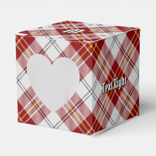 Clan MacPherson Red Dress Tartan Favour Box