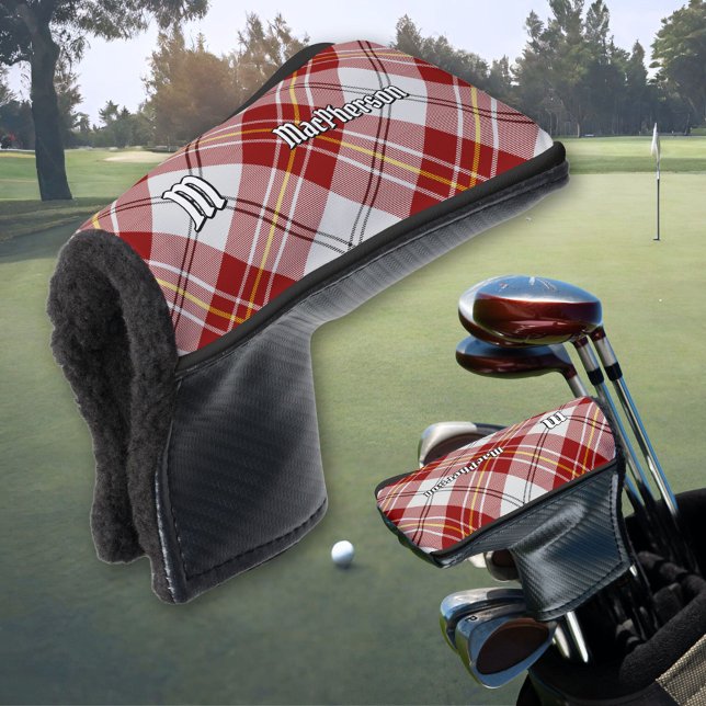 Clan MacPherson Red Dress Tartan Golf Head Cover (Creator Uploaded)