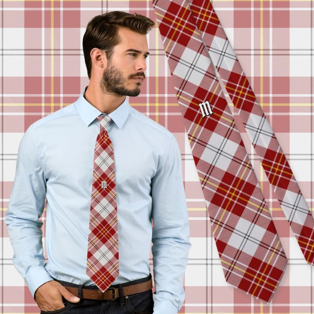 Clan MacPherson Red Dress Tartan Neck Tie (Creator Uploaded)