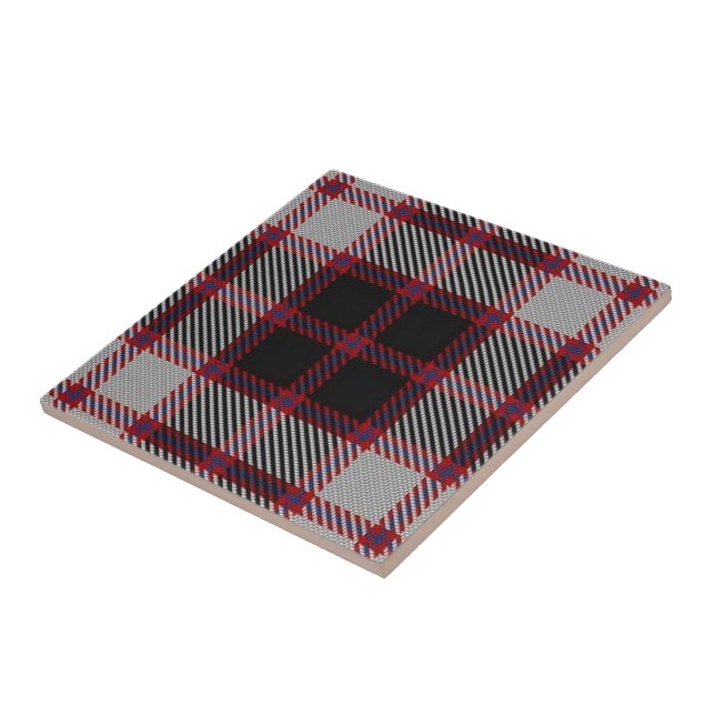 Clan MacPherson Scottish Expressions Tartan Tile (Side)