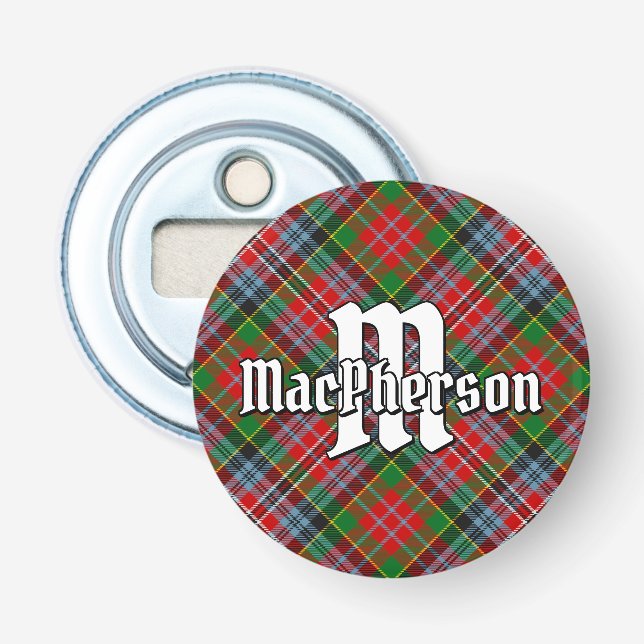 Clan MacPherson Tartan Bottle Opener (Front)