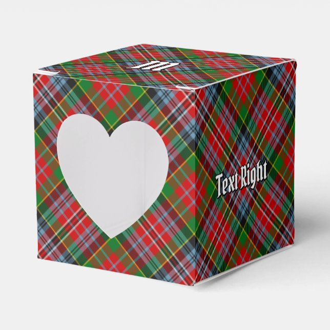 Clan MacPherson Tartan Favour Box (Front Side)