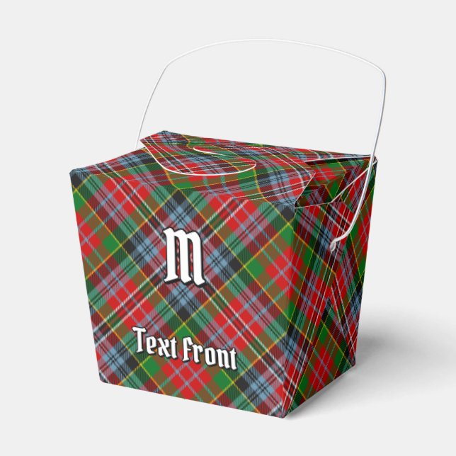 Clan MacPherson Tartan Favour Box (Front Side)