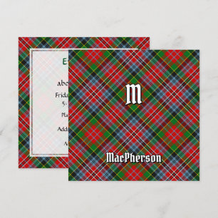 Clan MacPherson Tartan Invitation