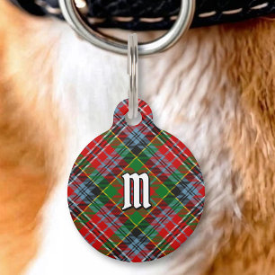 Clan MacPherson Tartan Pet ID Tag