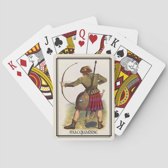 Clan MacQuarrie Classic Scotland Deck Playing Cards (Back)