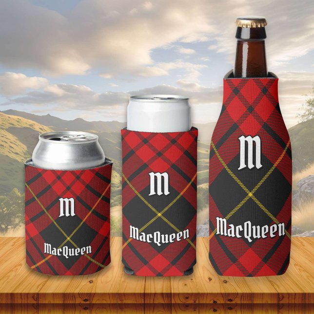 Clan MacQueen Tartan Can Cooler (Creator Uploaded)