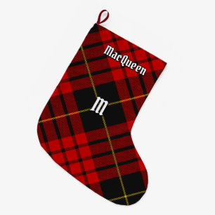 Clan MacQueen Tartan Large Christmas Stocking