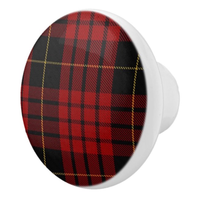 Clan MacQueen Tartan Plaid Drawer Pull (Right)