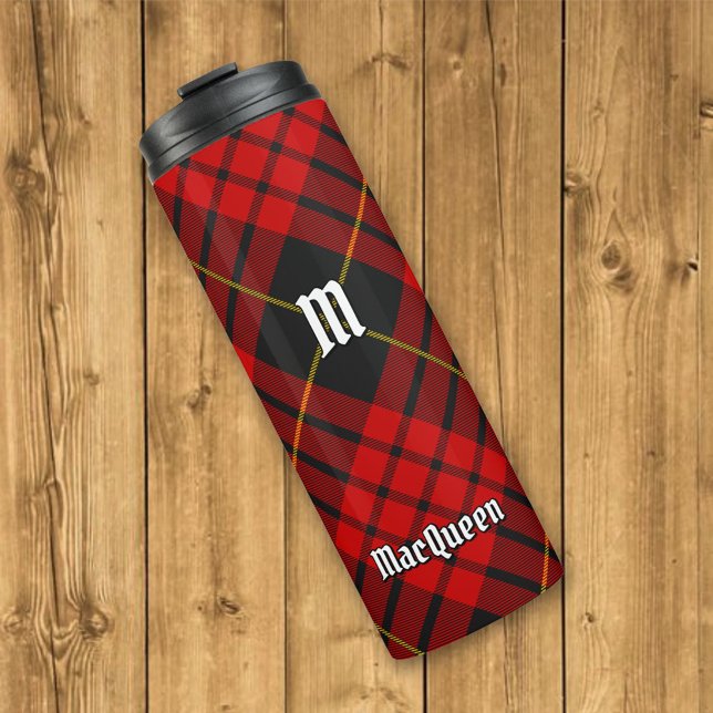 Clan MacQueen Tartan Thermal Tumbler (Creator Uploaded)
