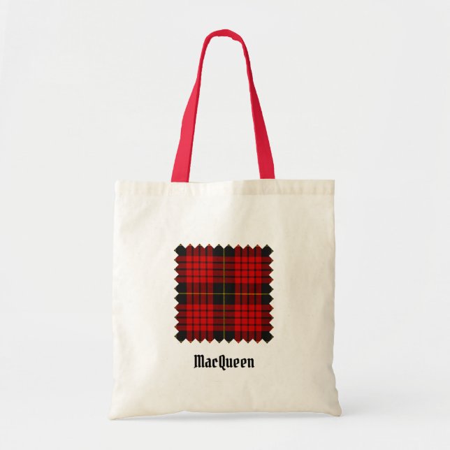 Clan MacQueen Tartan Tote Bag (Front)