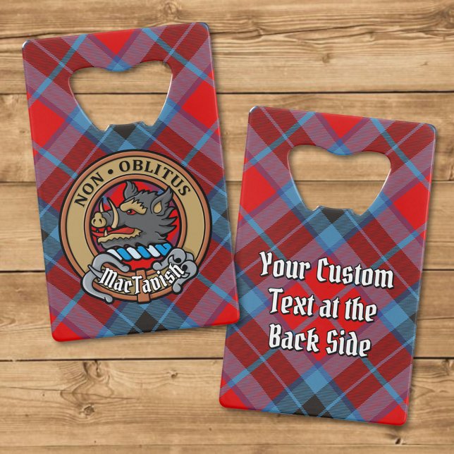 Clan MacTavish Crest over Tartan (Creator Uploaded)