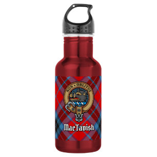 Clan MacTavish Crest over Tartan 532 Ml Water Bottle
