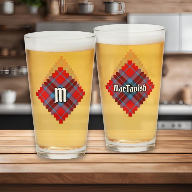 Clan MacTavish Tartan Glass (Creator Uploaded)