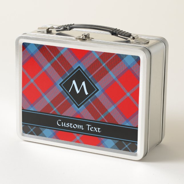 Clan MacTavish Tartan Metal Lunch Box (Front)