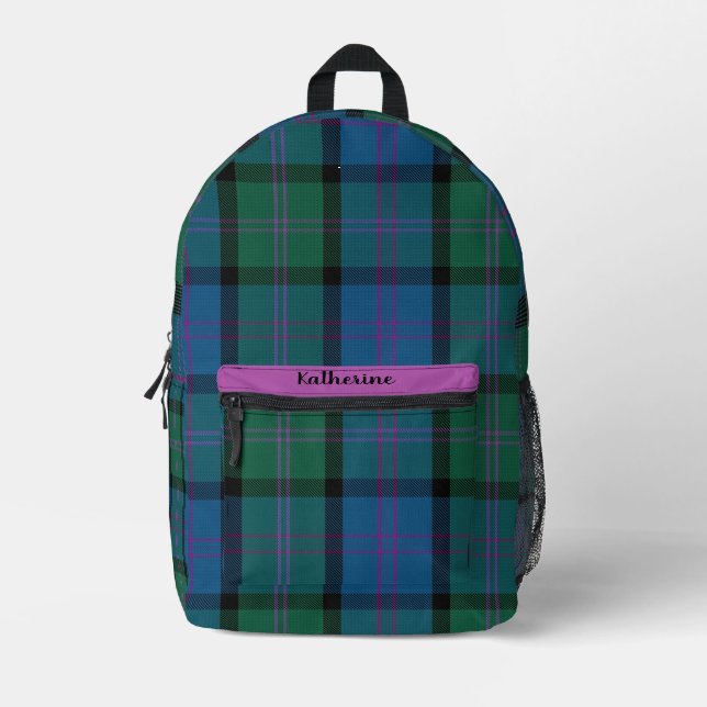 Clan MacThomas Personalised Printed Backpack (Front)