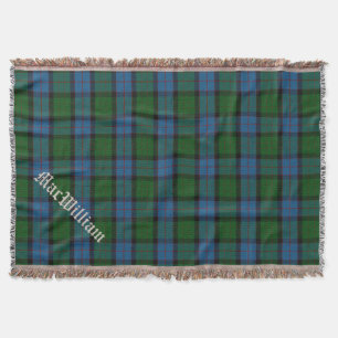 Clan MacWilliam Tartan Plaid Custom Throw Blanket