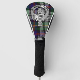 Clan Malcolm Crest & Dress Tartan Golf Head Cover
