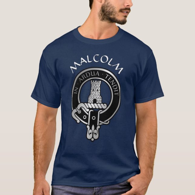 Clan Malcolm Crest T-Shirt (Front)