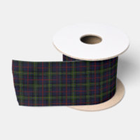 Clan Malcolm Plaid Tartan Green Purple Black Check