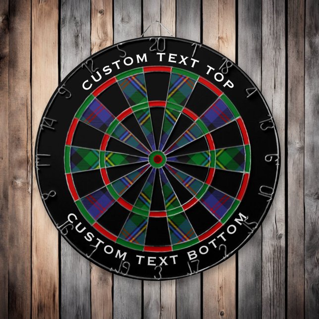 Clan Malcolm Tartan Dartboard (Creator Uploaded)