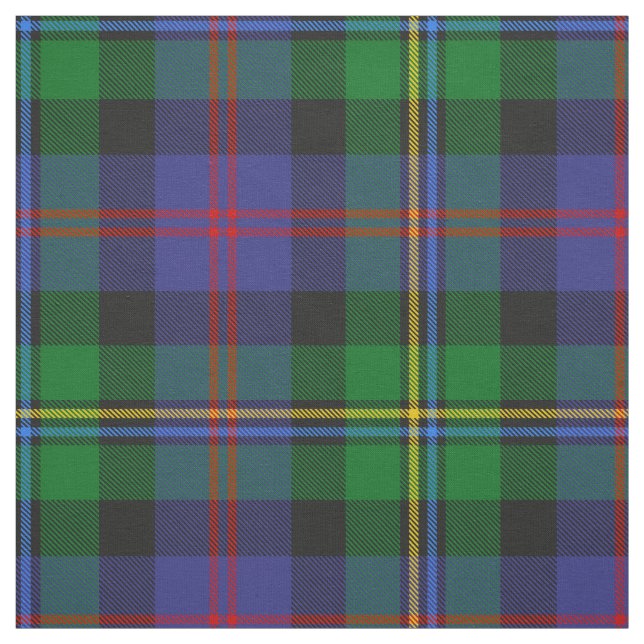 Clan Malcolm Tartan Fabric (Swatch)