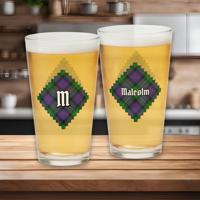 Clan Malcolm Tartan Glass (Creator Uploaded)