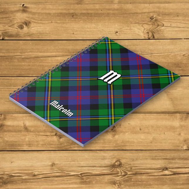 Clan Malcolm Tartan Notebook (Creator Uploaded)