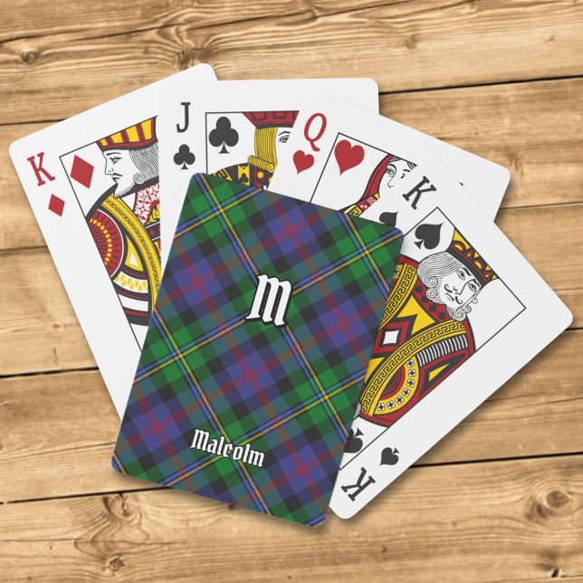 Clan Malcolm Tartan Playing Cards (Creator Uploaded)