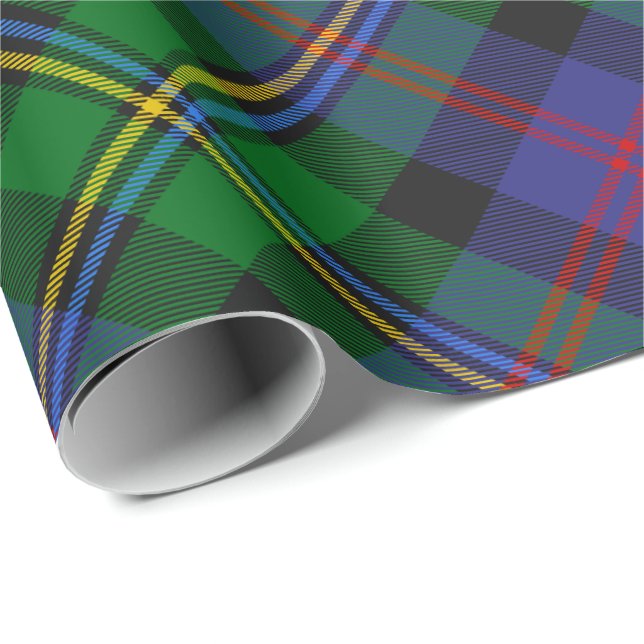 Clan Malcolm Tartan Wrapping Paper (Roll Corner)