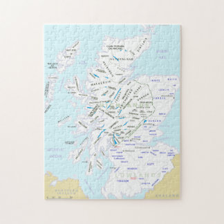 Clan Map of Scotland Jigsaw Puzzle