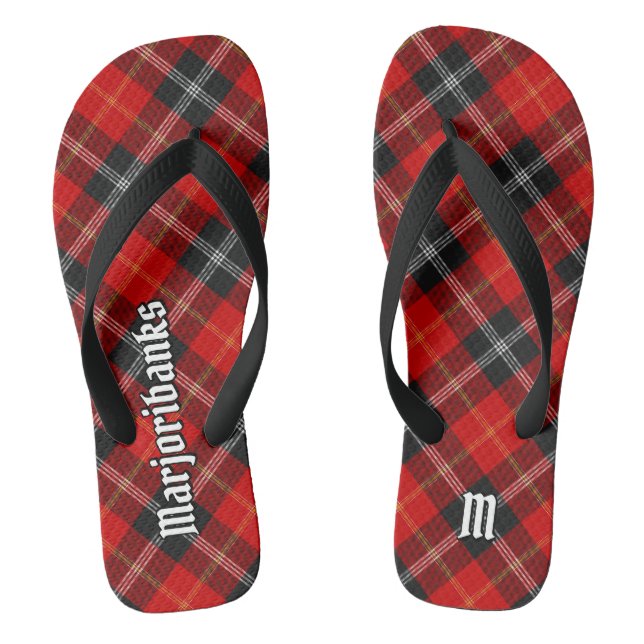 Clan Marjoribanks Tartan Jandals (Footbed)