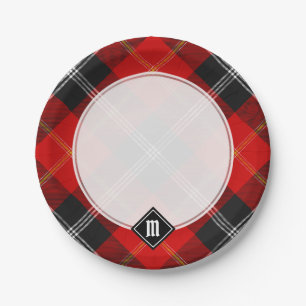 Clan Marjoribanks Tartan Paper Plate