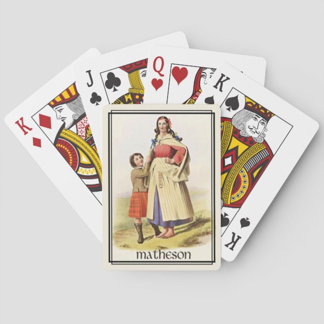 Clan Matheson Classic Scotland Deck Playing Cards (Back)