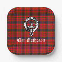 Clan Matheson Crest Badge and Tartan 