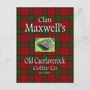 Clan Maxwell's Old Caerlaverock Coffee Co. Postcard