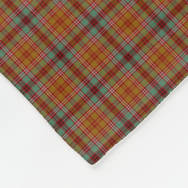 Clan McCall Tartan Fleece Blanket (Corner)