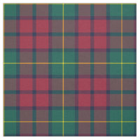 Clan McCarthy Tartan Green and Red Plaid