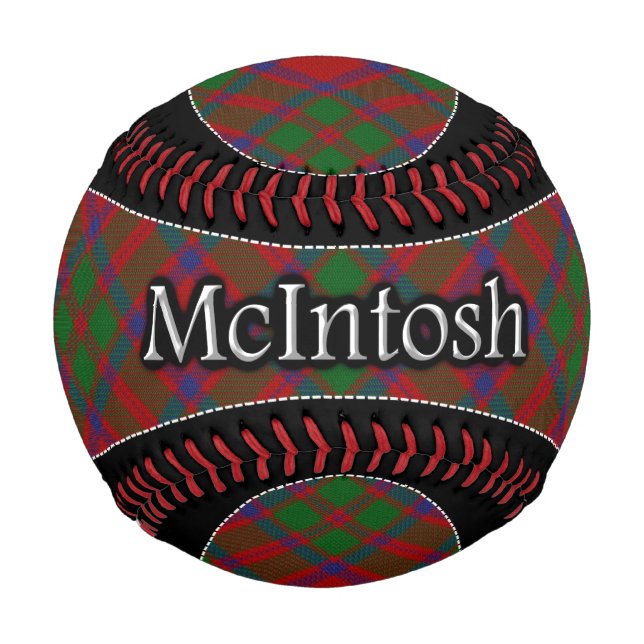 Clan McIntosh MacKintosh Scottish Dream Tartan Baseball (Front)