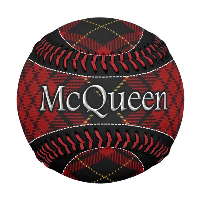 Clan McQueen MacQueen Scottish Dream Tartan Baseball (Front)