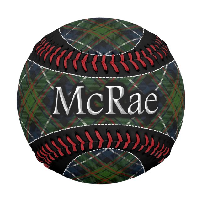 Clan McRae MacRae Scottish Dream Hunting Tartan Baseball (Front)