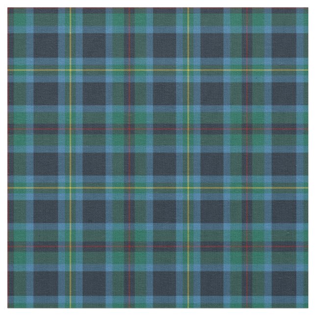 Clan Miller Tartan Fabric (Close Up)