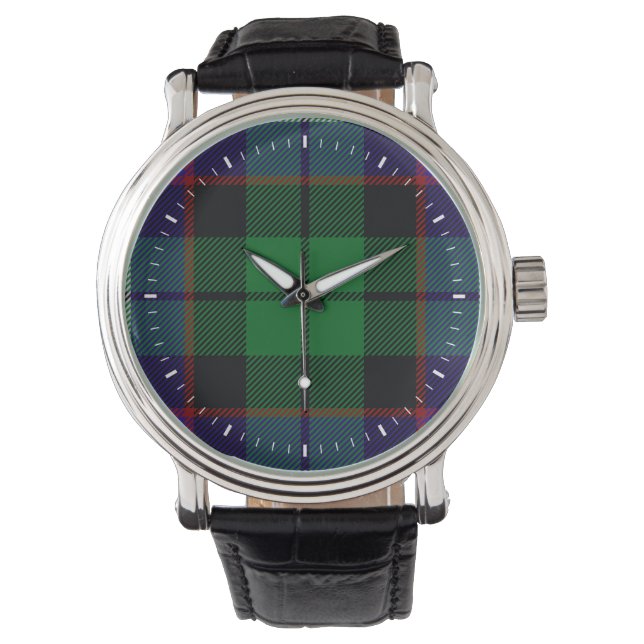 Clan Mitchell Tartan Watch (Front)